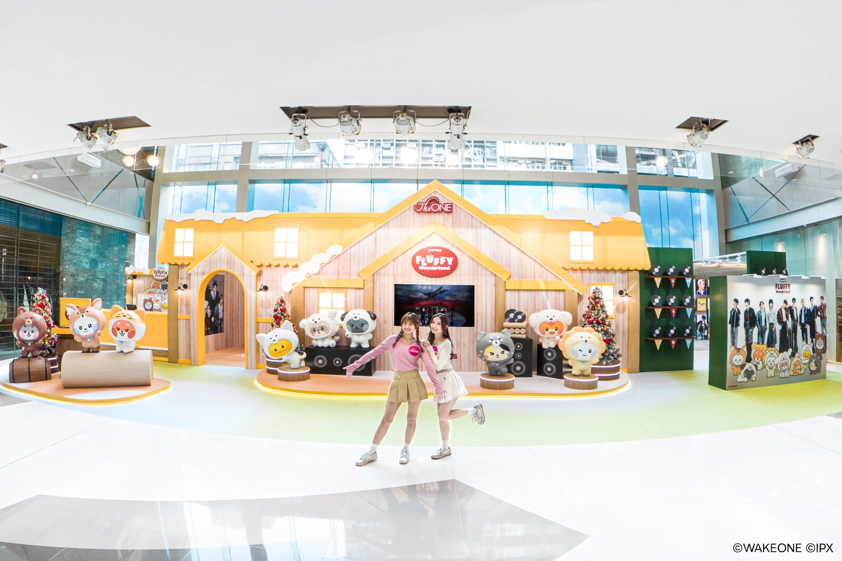 充滿溫暖和愛的《zeroni FLUFFY Wonderland》夢幻小木屋登陸The ONE 三大沉浸式打卡位 與 「zeroni」 打卡互動