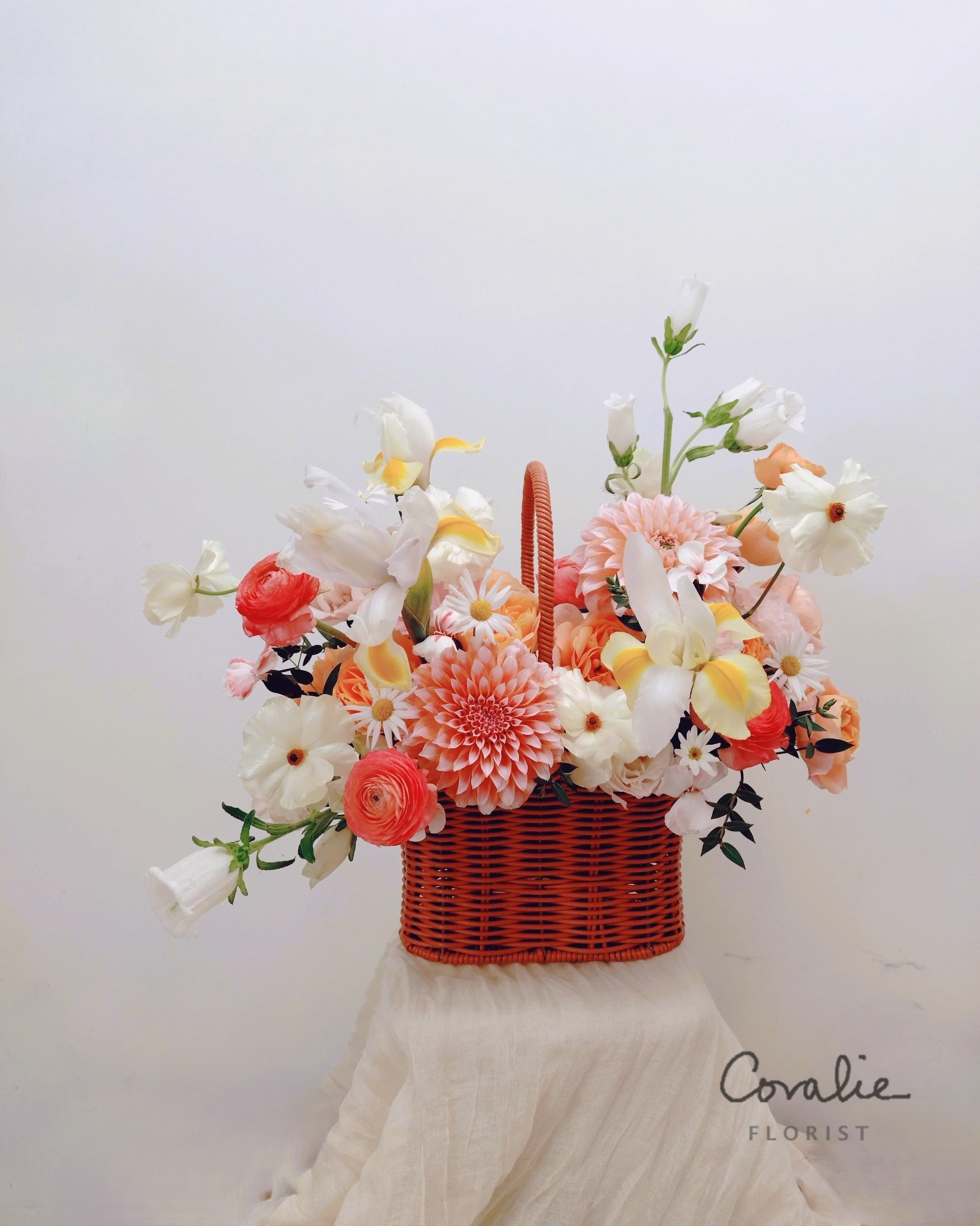 復活節 - 鮮花花籃工作坊 (韓式花籃)