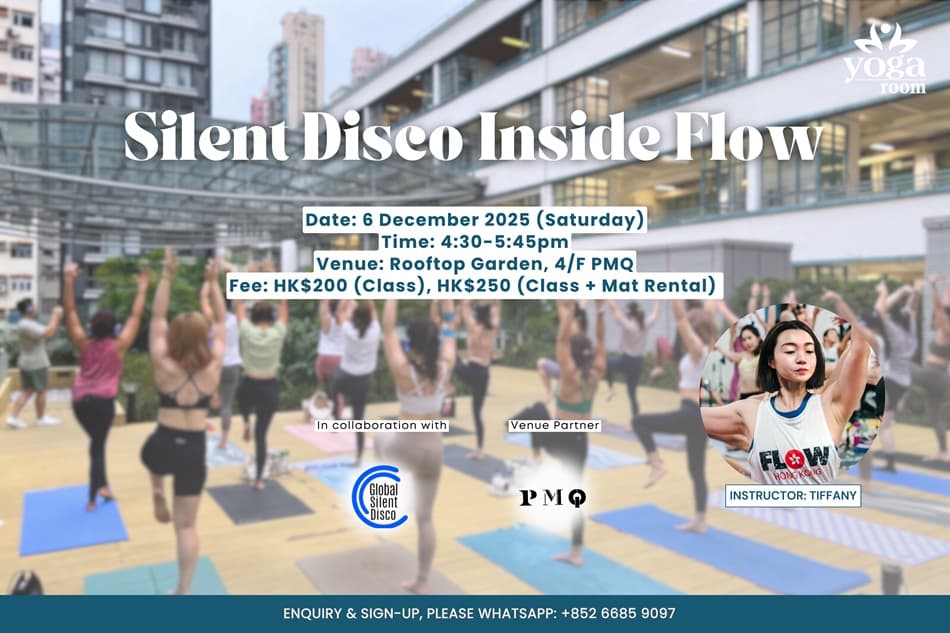 Silent Disco Inside Flow at PMQ with Tiffany