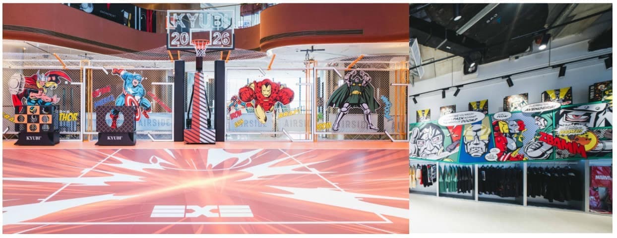 KYUBI MARVEL 超級英雄街頭籃球賽及期間限定店 @ AIRSIDE 4
